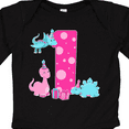 thumbnail image 4 of Inktastic Dinosaur Party-first Birthday Girls Long Sleeve Baby Bodysuit, 4 of 5
