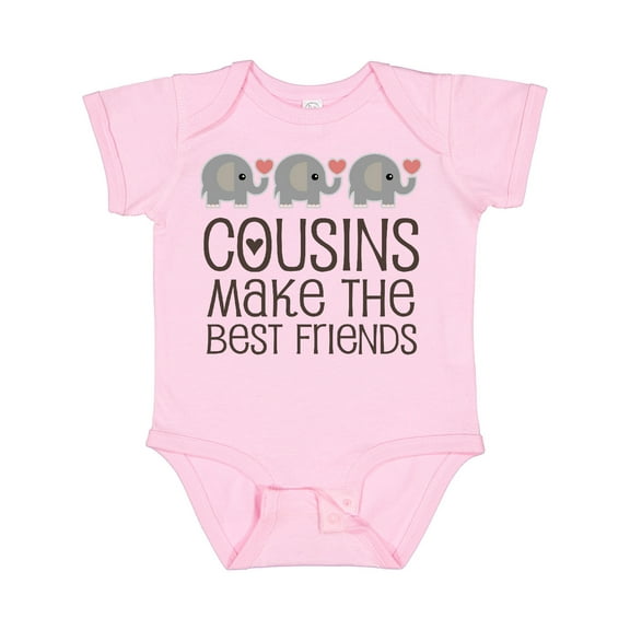 Inktastic Cousins Make the Best Friends Boys or Girls Baby Bodysuit