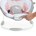 Ingenuity Flora the Unicorn Vibrating Infant Baby Bouncer, Pink