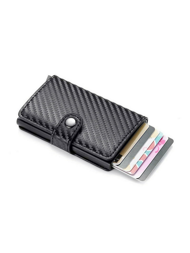 TWSOUL Credit Card Holders,RFID Blocking PU Leather Slim Bank Card Automatic Pop Up Card Wallet for Cards & Notes,Holds 5 Cards - Walmart.com