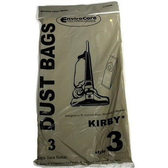 Kirby Heritage II Style 3 Paper Bag 3 Pk - 838SW