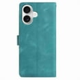 thumbnail image 3 of For IPhone 17 6.3" Rose Embossed Strong Magnetic Attachment/Closure, Card Slots/Pocket, PU Leather Flip Wallet Case ﻿,Green,For iPhone 17, 3 of 8