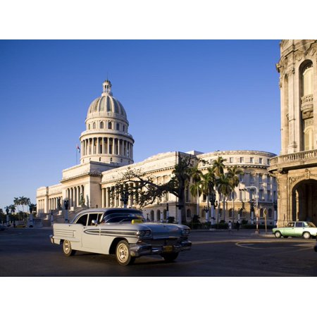 Capitolio, Central Havana, Cuba, West Indies, Central America Print Wall Art By Ben Pipe
