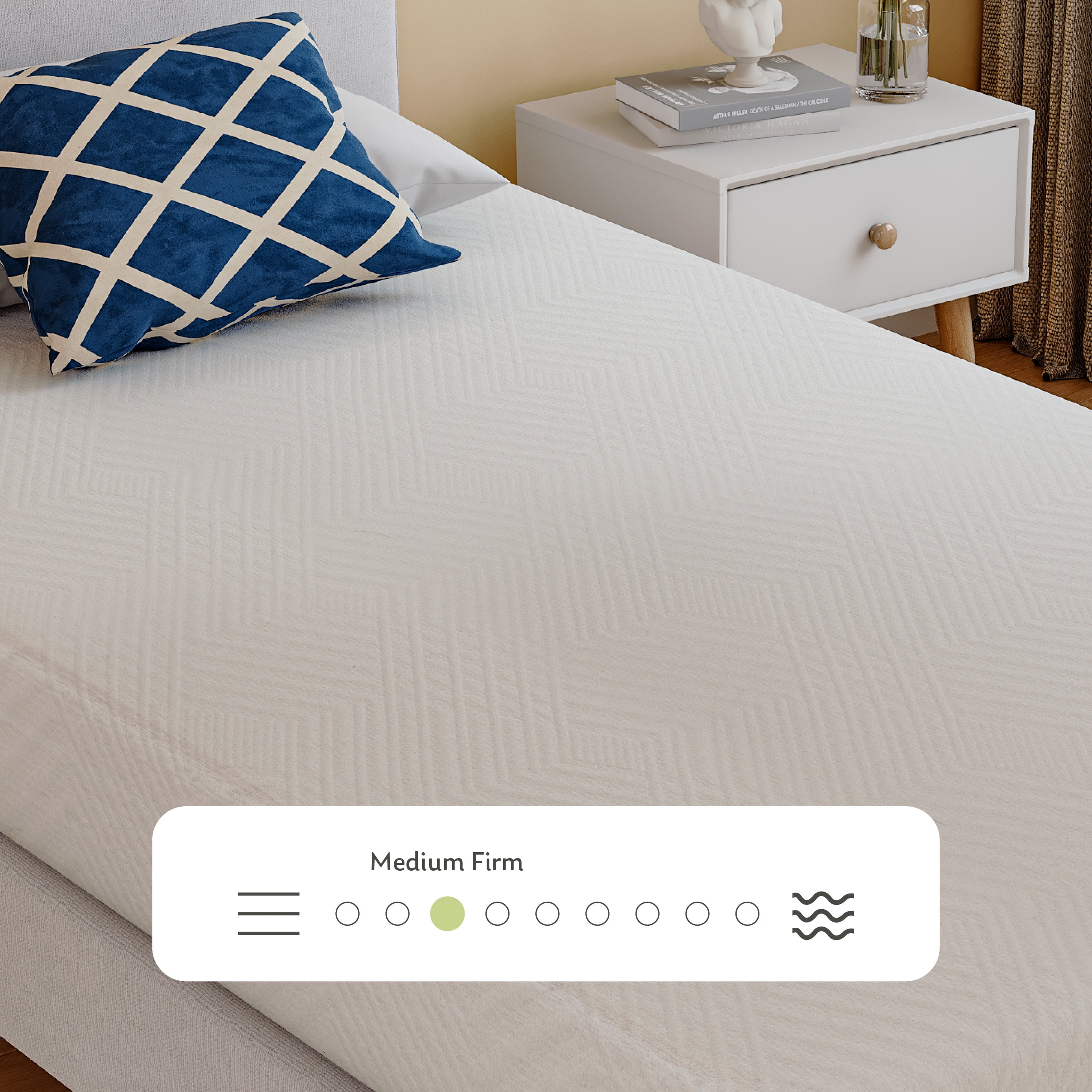 MLILY Full Mattress in a Box, 8 inch Mattresses for Kids Bed Single Size Daybed Individual Bunk, Memory Foam Medium Firm
