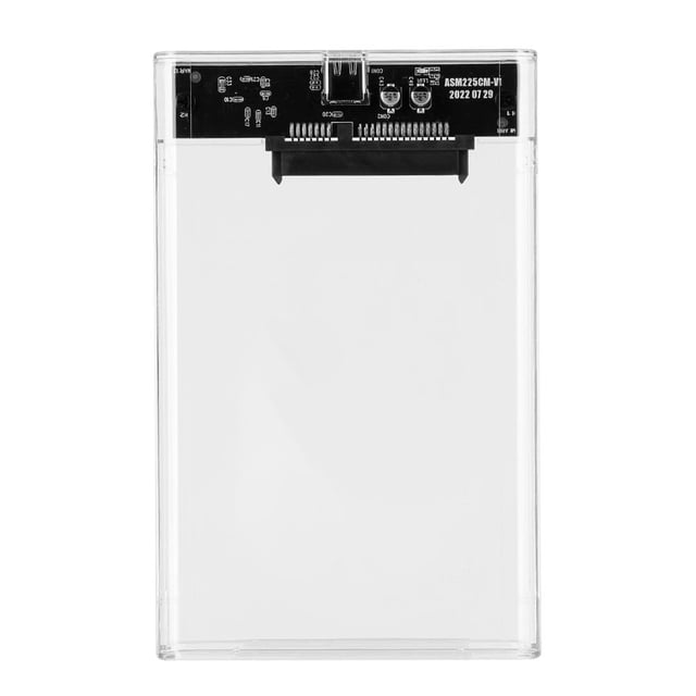 Caja SSD de 2,5 pulgadas SATA a USB3.1 Caja de disco duro SSD HDD de 8 TB (transparente)