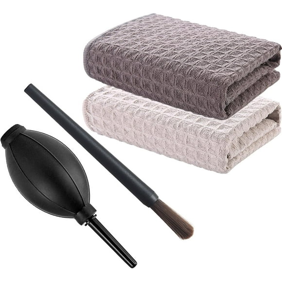shiyou-4PCS Coffee Grinder Cleaning Cloth Cleaning Brush & Hair Dryer Coffee Grinder, Espresso Maker & Portable Filter Accessories Cleaning Cloth