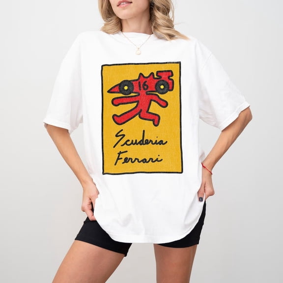 Vintage Racing Graphic Shirt Scuderia Motorsport Fan Art Retro Formula Racing Aesthetic Comfort Colors Unisex Cotton T-Shirt, Sizes S-3XL
