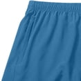 thumbnail image 5 of aohooy Mens Exercise Shorts Plus Size Quick Dry Workout Shorts Elastic Waist with Pockets for Gym Running Athletic Shorts Sky Blue,XXXL, 5 of 9
