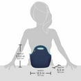 thumbnail image 4 of BUILT 5252302 Gourmet Getaway Neoprene Lunch Tote, One Size, Celestial Blue, Celestial Blue, 4 of 7