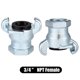 thumbnail image 4 of NPT Iron Air Hose Fitting 2 Lug Universal Coupling Chicago Fitting, 4 of 5
