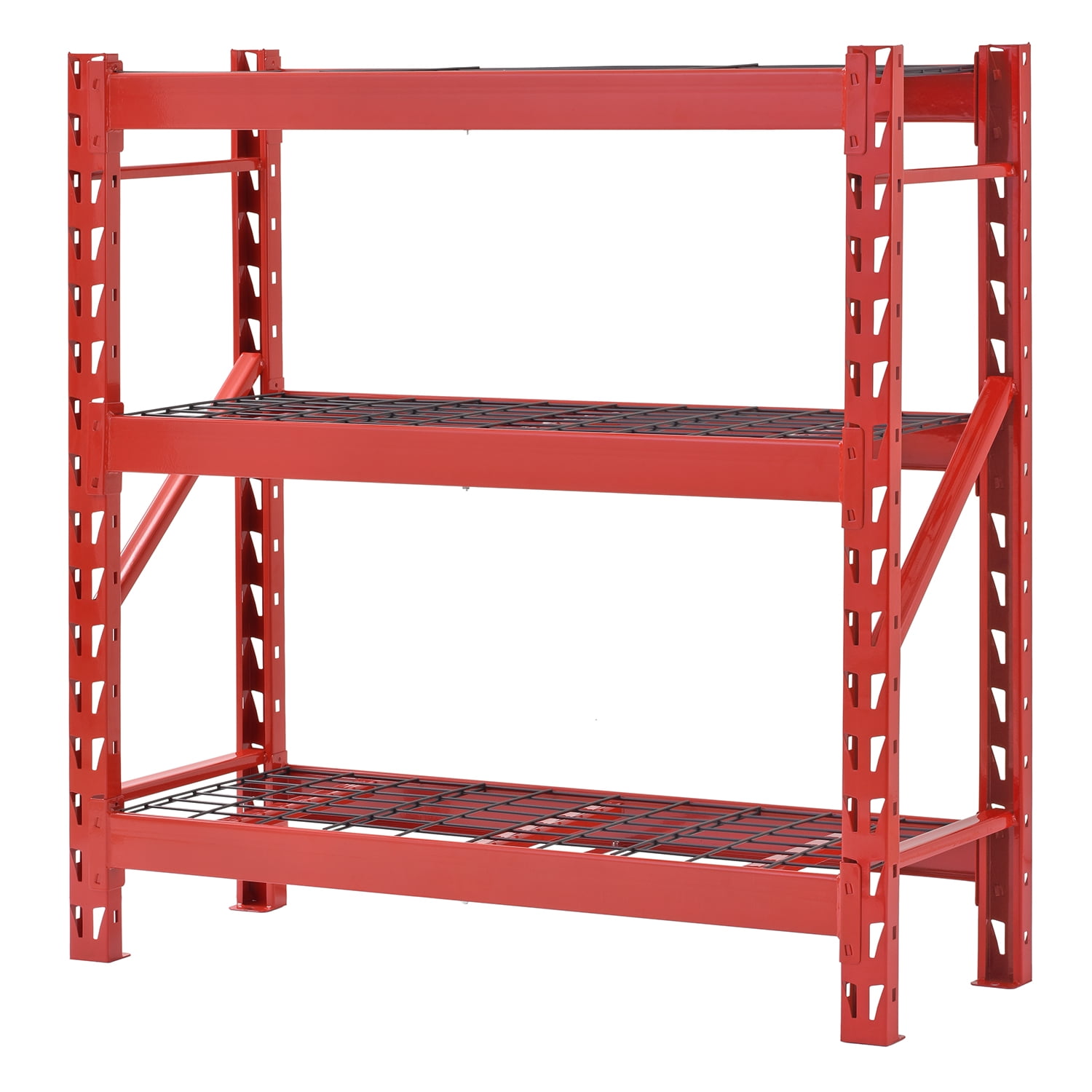 48 in. W x 48 in. H x 18 in. D 3Shelf Welded Steel Garage Storage