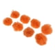 thumbnail image 4 of 8Pcs Ball DIY Pompones De Piel Sintética Suave Para Sombrero Llavero Zapatos naranja Zulema Pompones de piel sintética, 4 of 8