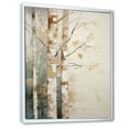 thumbnail image 2 of Designart "Simplistic Birch Essence III" Tree Birch Floater Framed Wall Art Prints, 2 of 5