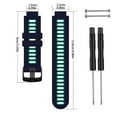 thumbnail image 2 of Silicone Watch Band Compatible With Gar Min Forerunner 735XT 235Lite 230 220 Includes Two Tool, 2 of 7