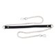 thumbnail image 5 of EeaseMX pieza de cadena de metal de PU para bolso, correa de repuesto, accesorio con hebillas para bolso de mano, bolso de hombro, color negro y plateado., 5 of 7
