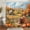Fall-1, variant on Fall Shower Curtain, Thanksgiving Day Pumpkin Harvest Autumn Shower Curtain For Bathroom, Rustic Farm Turkey Fabric Shower Curtain, Vintage Farmhouse Fall Shower Curtain Set with 12PCS Hooks, 70X70IN