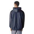 thumbnail image 3 of Gildan Softstyle Midweight Hoodie, Men's Ring-Spun Cotton Fleece Hooded Sweatshirt, Navy, 3XL, 3 of 5