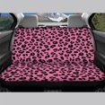 thumbnail image 3 of Psesaysky Pink Leopard Pattern Stretch Car Back Seat Cover for Interior Car Interior, Comfortable Seat Bottom Cushion Covers Non-Slip Car Seat Cushions, 3 of 7