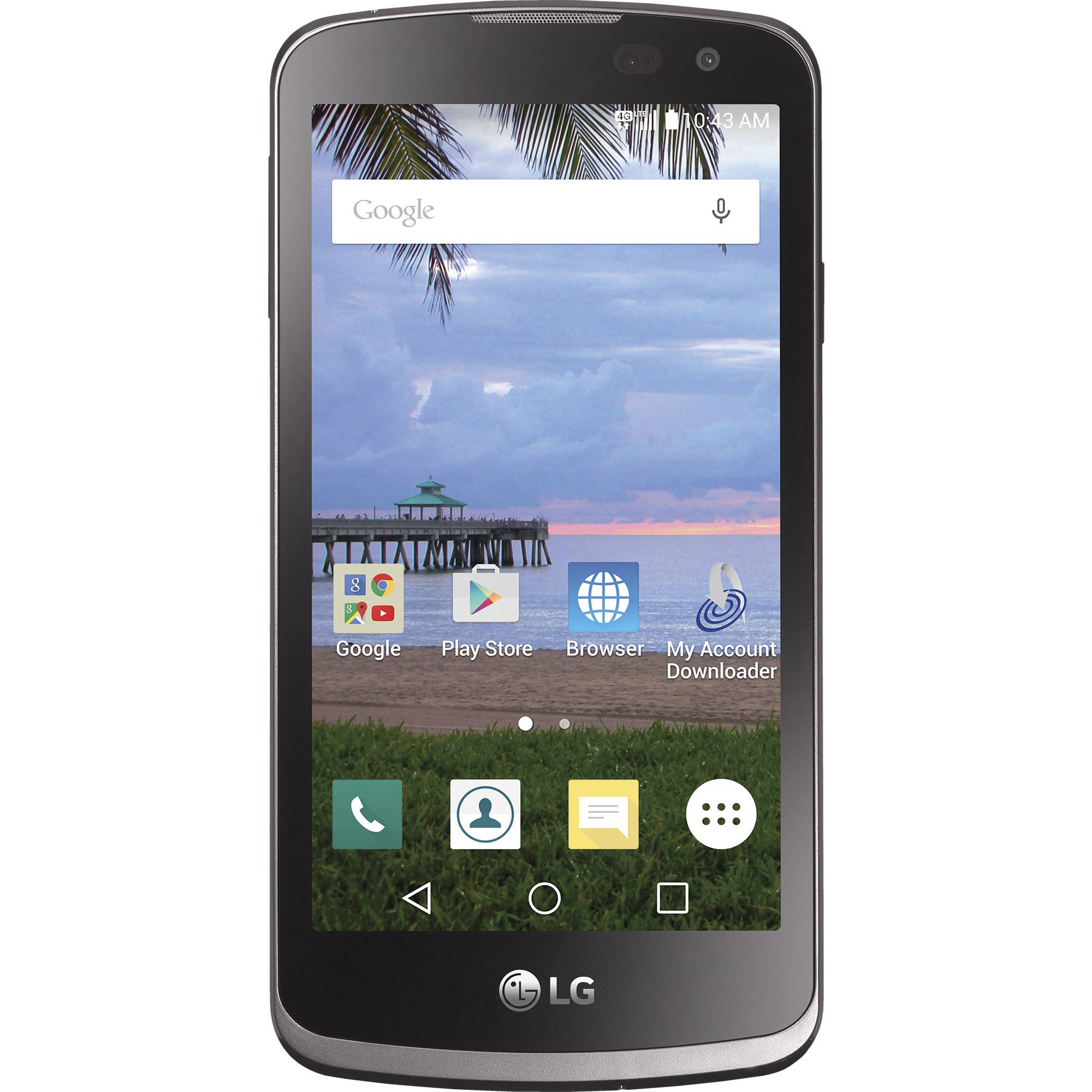 Custodia Da Cintura In Tela Per LG Rebel 4 L212VL/L212BL/LM-L212 – Con Clip E Passante – Nera