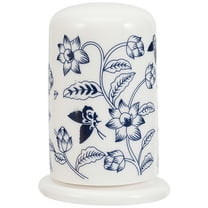 Pungan toothpick can Hand-Painted Flower Ceramic Toothpick Holder Porcelain Dispenser Jar,2.76"X1.97"X1.97"