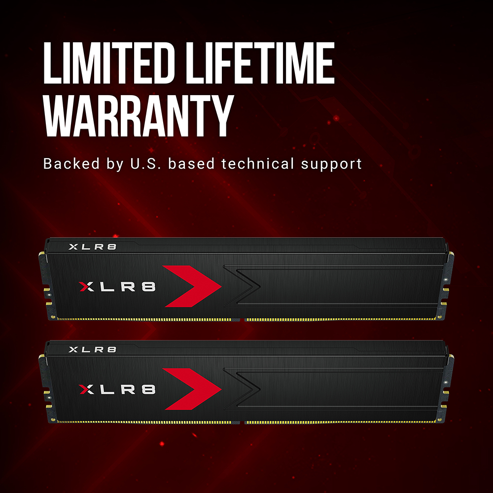 PNY 32GB (2x16GB) XLR8 DDR5 5600MHz CL46 Desktop Memory kit
