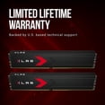 thumbnail image 6 of PNY 32GB (2x16GB) XLR8 DDR5 5600MHz CL46 Desktop Memory kit, 6 of 7