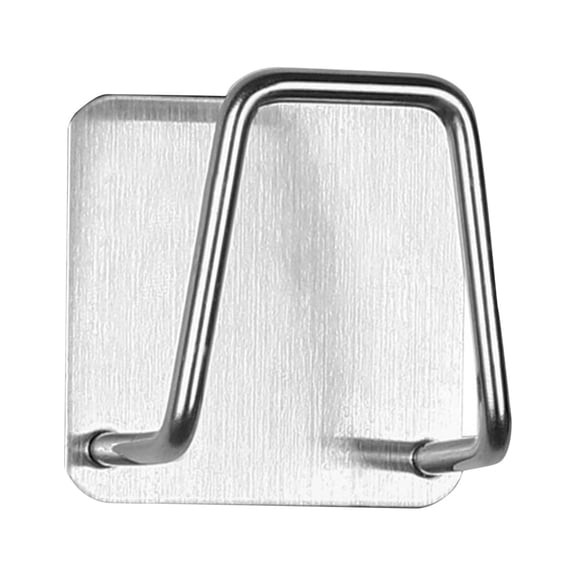 Pot Lid Holders with Hook, Self Adhesive Pot Lid Holder Hooks, Stainless Steel Wall Mounted Pot Lid Organizer, Pan Cover Racks Pan Lid Organizer Pot Hangers for Kitchen, 1 Pc, 1.97x1.97x1.18"