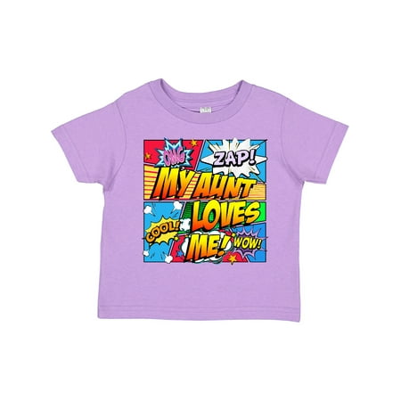 

Inktastic My Aunt Loves Me Gift Toddler Boy or Toddler Girl T-Shirt