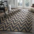 thumbnail image 2 of SAFAVIEH Organica Glanville Chevron Area Rug, Blue/Natural, 8' x 10', 2 of 8