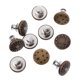 thumbnail image 5 of Houderco 10Ud Botones Metálicos Vintage Café Para Chaqueta Instalación Rápida Sin Herramientas, 5 of 6