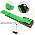 thumbnail image 3 of Golf Putting Training Mat Wrinkle-Resistant Golf Desktop Putting Practice Set with Ball Return/2 Holes Putting Green Indoor Set Green, 3 of 6