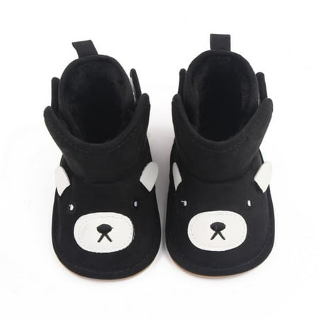 

Infant Suede Snow Boots Winter Baby Boys Girls Shoes Soft Sole Cute Fleece First Walker Toddler Fluffy Prewalker Newborn Boots 0-18M