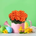 thumbnail image 2 of Artificial Geranium Stem Five Branch Faux Floral Greenery Plant For Living Room Garden Patio Home Decor, 2 of 8