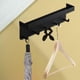 thumbnail image 5 of Soporte pa Lves Montado en Ped Ganchos pa , Organizador de , , Entrada, Puerta de Baño, Decoración de Of Negro Baoblaze Titular de la llave, 5 of 8