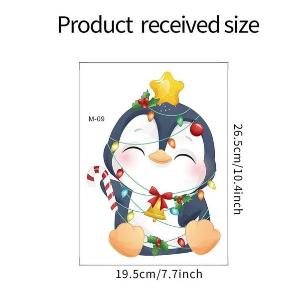 Calcomanías de pared de PVC con dibujos animados, calcomanías autoadhesivas para interruptor de ventana, calcetín de Navidad, perro, Papá Noel, alce