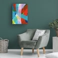 thumbnail image 3 of Canvas Wall Art - Jessalin Beutler 'Primary Paths' Wall Art for Living Room, Bedroom, or Office Décor by Trademark Fine Art - 35 x 47 Inches, 3 of 4