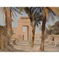 thumbnail image 3 of Jan Ciągliński 24x19 Black Modern Framed Museum Art Print Titled - Entrance to the Temple in Karnak. from the Journey to Egypt (1903), 3 of 5