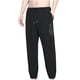 thumbnail image 2 of Pantalones casuales de moda para hombre, con bolsillos y tobillos, color liso, cintura elástica y cordón ajustable., 2 of 6