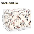 thumbnail image 5 of Yayeee Collapsible Cube Storage Bin with Lid Fabric Closet Decorative Basket with Handles, Floral Plaid, 5 of 7