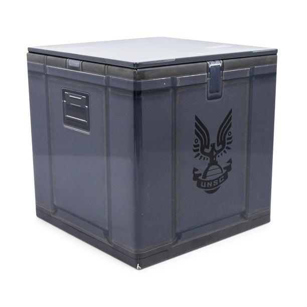 Halo UNSC Ammo Crate Tin Storage Box Cube Organizer with Lid | 4 Inches -  Walmart.com