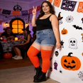 thumbnail image 3 of Miaocao Plus Size Womens Thigh High Socks for Thick Thighs- Extra Long Thick Over the Knee Stockings- Leg Warmers Socks, 3 of 7