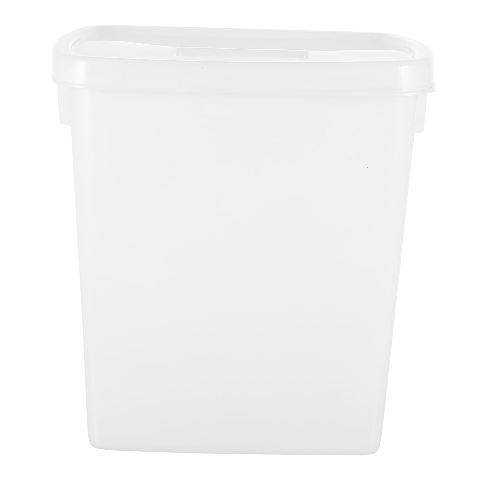 WHAMVOX  Ice Bucket with Lid Container Storage for Kitchen Counter White