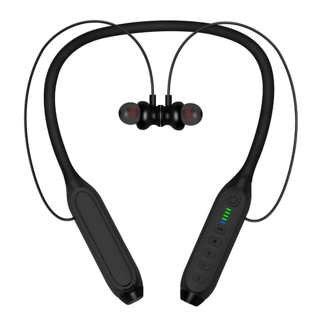 Pisexur Electronics - Auriculares deportivos Bluetooth para hombre, inalámbricos, de alta potencia, para el cuello, estéreo, para el trabajo, viajes y niños, organizador de electrónica.