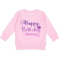 thumbnail image 2 of Inktastic Purple Happy Birthday Mommy Toddler Sweatshirt, 2 of 4