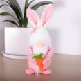 thumbnail image 2 of Vikakiooze Home Decor , Easter Cartoon Bunny Shape Cute Faceless Doll Candy Jar Decoration Ornaments, 2 of 2