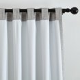 thumbnail image 3 of Elrene Home Fashions Solace Max-Blackout Solid Texture Window Curtain Panel, Gray, 52" x 95", 3 of 8