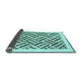 thumbnail image 2 of Ahgly Company Indoor Rectangle Solid Light Blue Modern Area Rugs, 7' x 10', 2 of 4