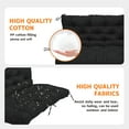 thumbnail image 4 of LCGOD Patio Bench Cushion, for Outdoor Swing Chair, Waterproof & Fade Resistant, 60x40x4 in, Black, 4 of 7