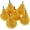 Yellow, variant on 6pcs Artificial Pear Decoration Fake Fruit Lifelike Simulation Food Home Party Kitchen Photography Props
