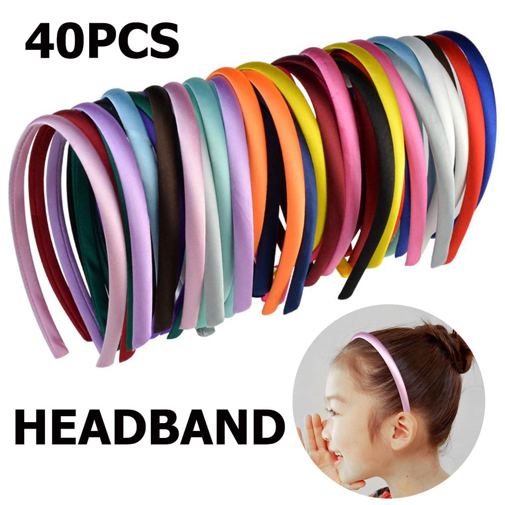 Black Plain Plastic Alice Hair Band Headband 1cm Hair Accessories 0.4" 